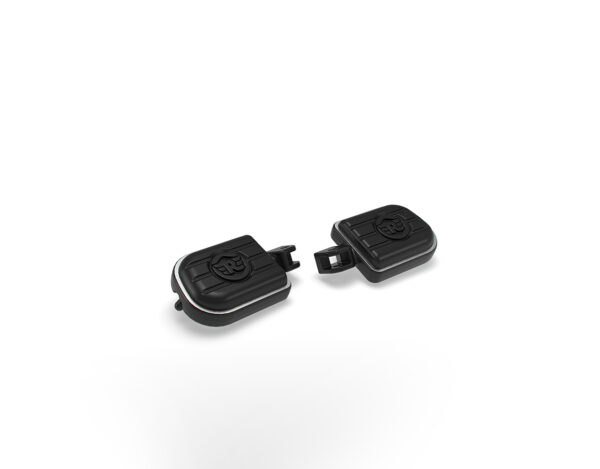 BLACK DELUXE RIDER FOOTPEGS