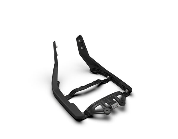 Black Deluxe Touring Dual Seat and Backrest Kit - Image 2