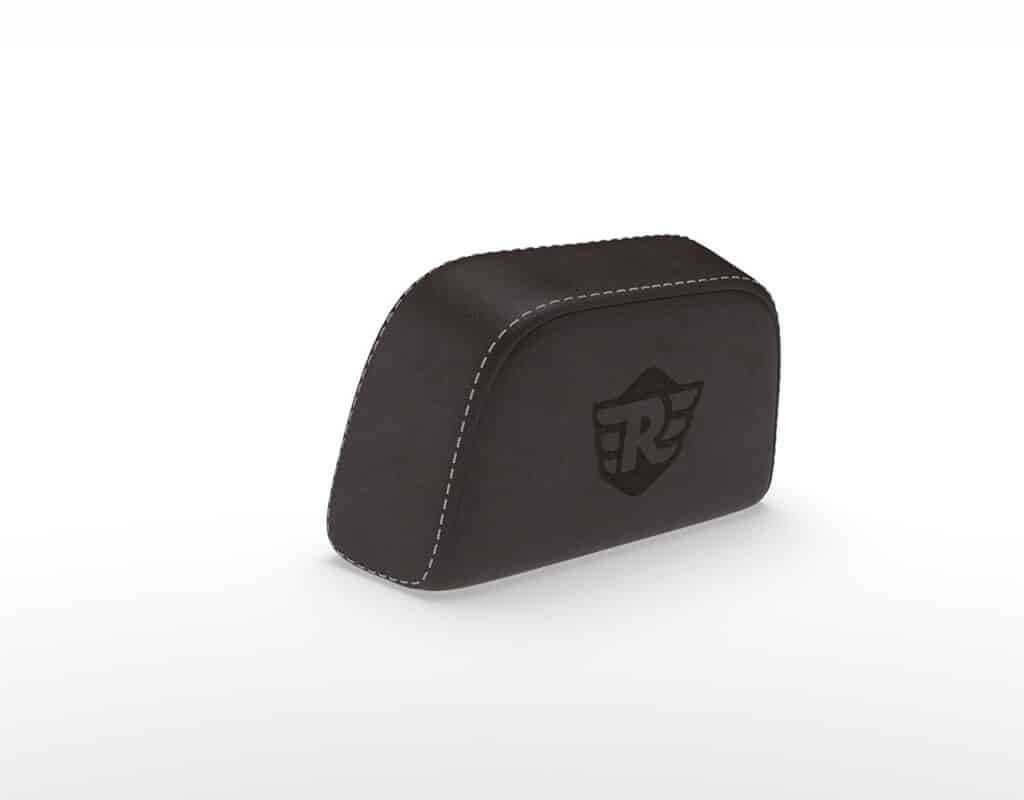 PASSENGER BACKREST PAD,BROWN NEW, BULLET 350