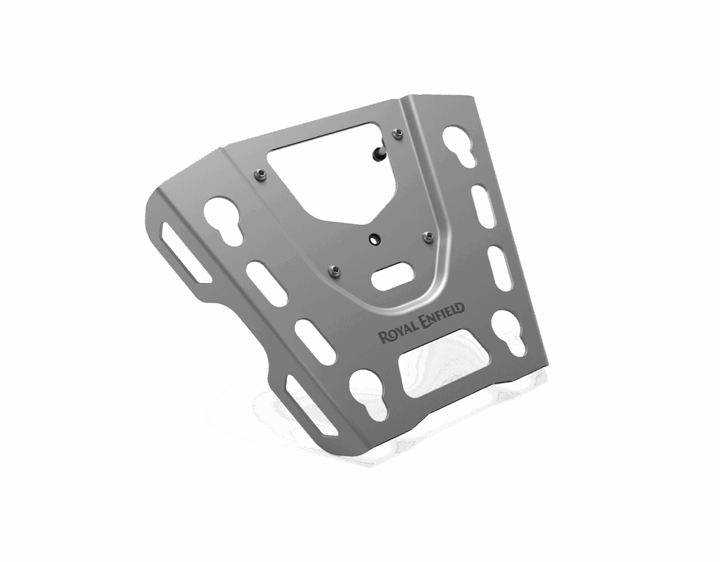 Plaque de fixation supérieure argentée