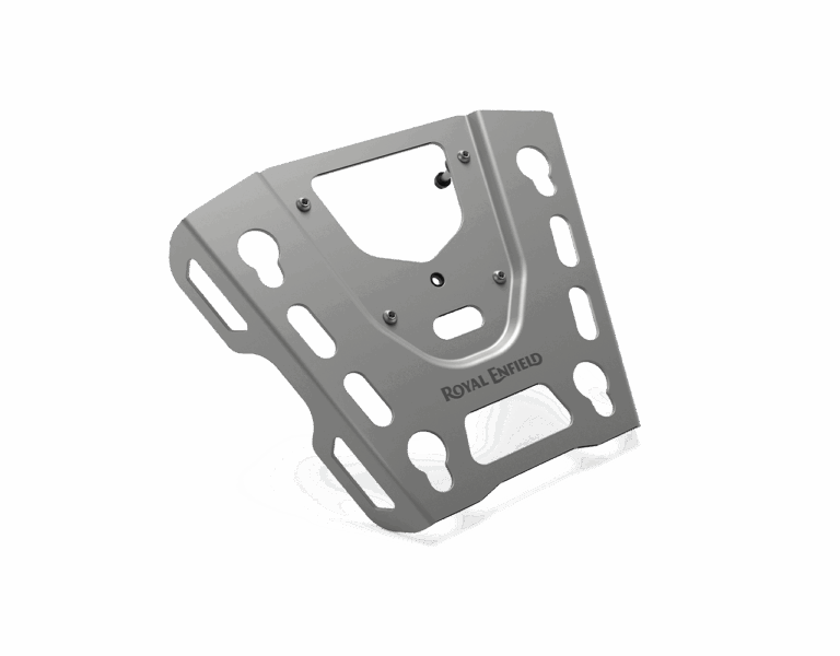 Plaque de fixation supérieure argentée