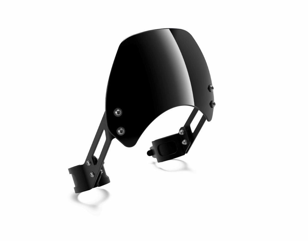 Couvercle d&rsquo;instrument peint en noir