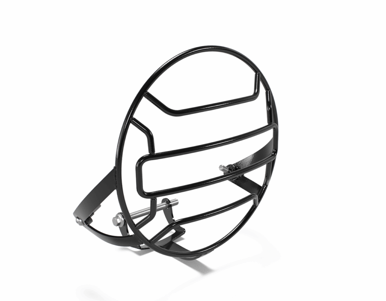 Calandre de phare noir