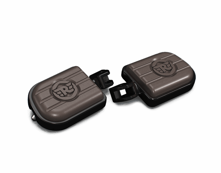 Repose-pieds Deluxe Brun et Noir