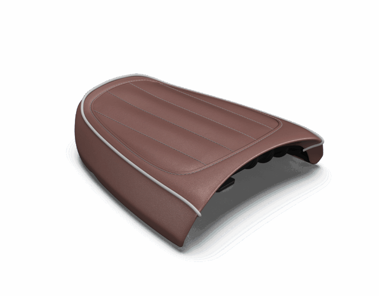 Siège Passager Personnalisé Marron