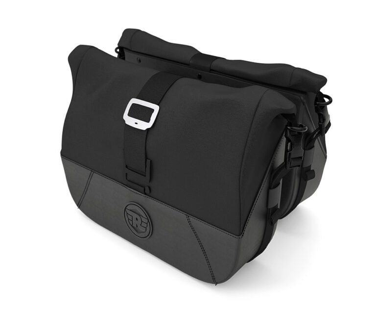 SACOCHES SOUPLES TWINS650 NOIRES